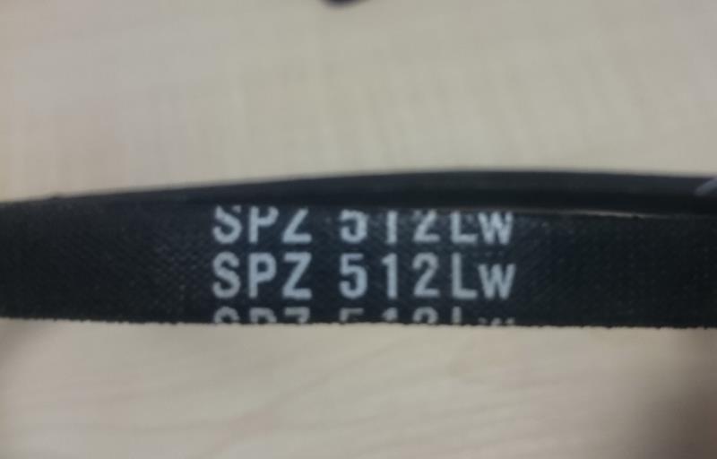 Ремень SPZ 512 привода насадки для тестомеса STARFOOD DN5