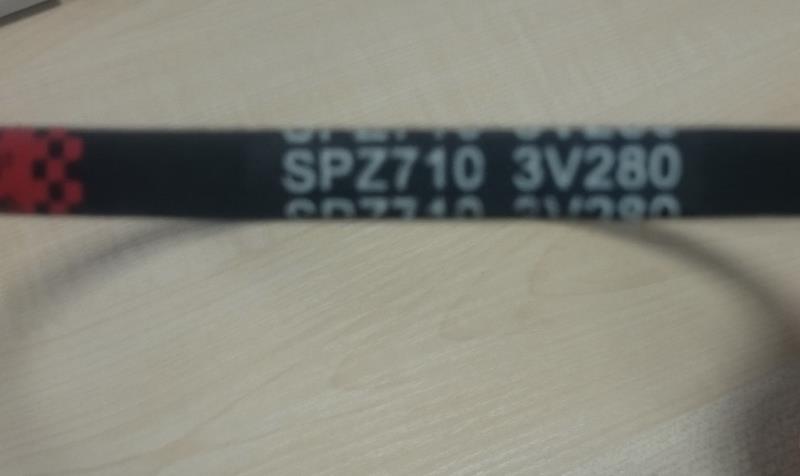 Ремень SPZ 710 привода дежи для тестомеса STARFOOD DN5