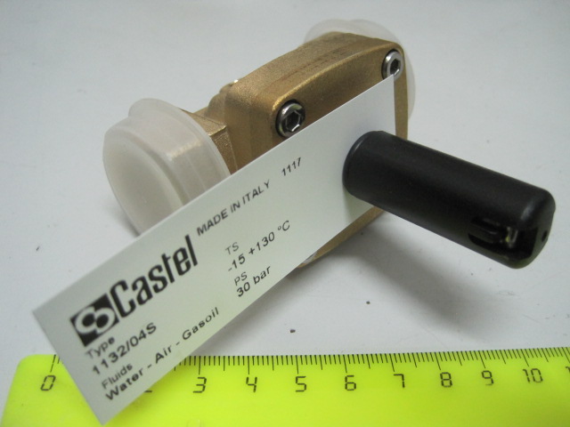 Клапан электромагнитный водяной CASTEL 1132/04 G 1/2" без катушки