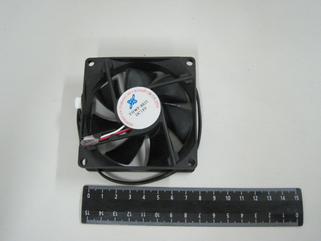 Вентилятор 18В для плиты индукционной ВТ-350Т (3,5 кВт) и QX-IC (5,0 кВт) (до 2017г)