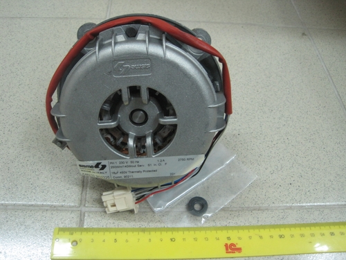 Электродвигатель вентилятора 230V 50HZ 0,25KW для печи TECNOINOX